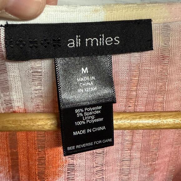 Ali Miles Art to Wear Abstract Colorful Top Medium - Picture 5 of 6